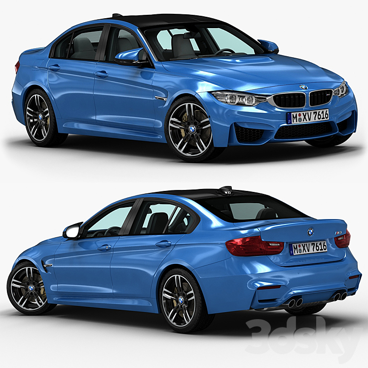 BMW M3 3DS Max - thumbnail 1