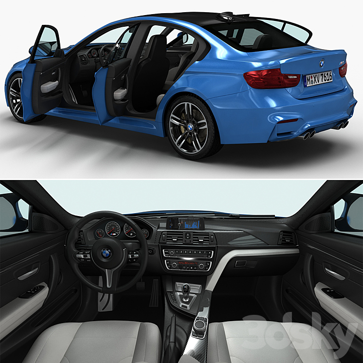 BMW M3 3DS Max - thumbnail 2