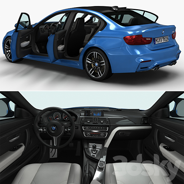 BMW M3 3DSMax File - thumbnail 2