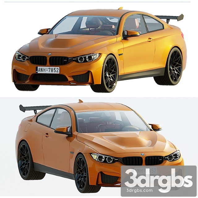 BMW M4 GTS 3dsmax Download - thumbnail 1