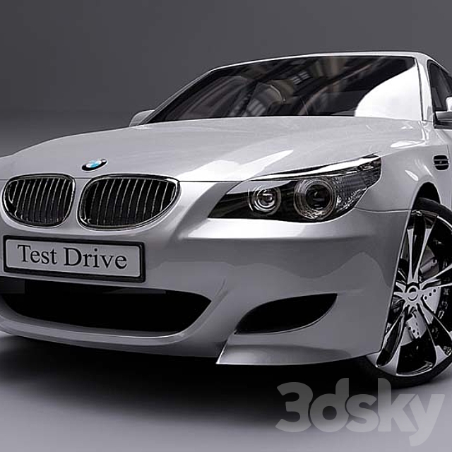 BMW M5 3DSMax File - thumbnail 1