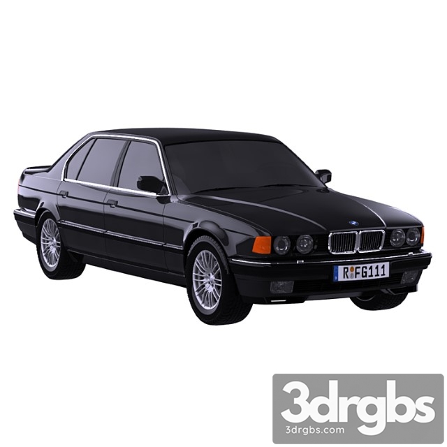 Bmw m7 e32 3dsmax Download - thumbnail 1