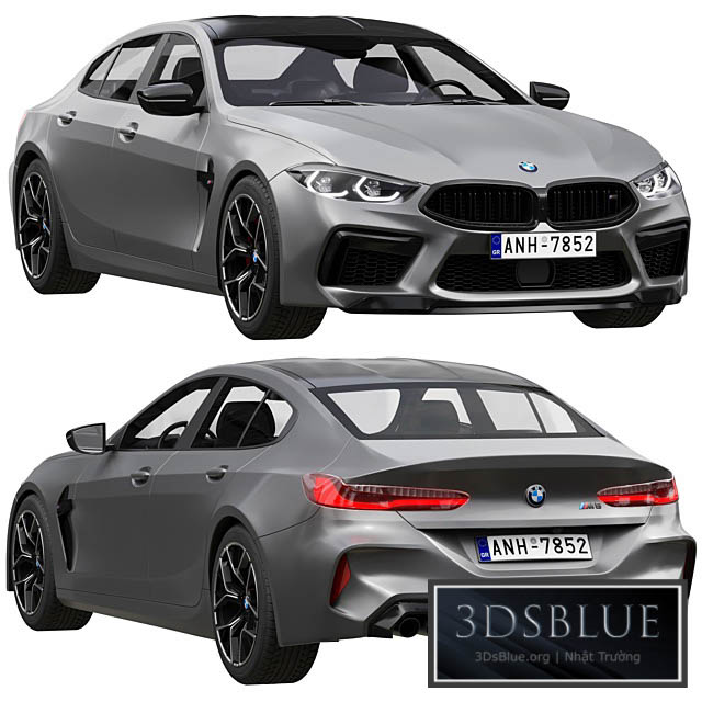 Bmw m8 gran coupe 3DS Max - thumbnail 3