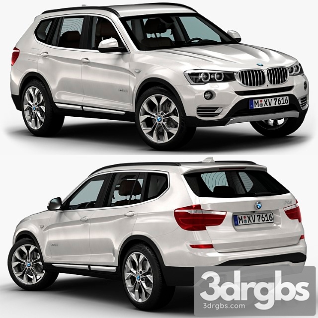 Bmw x3 3dsmax Download - thumbnail 1