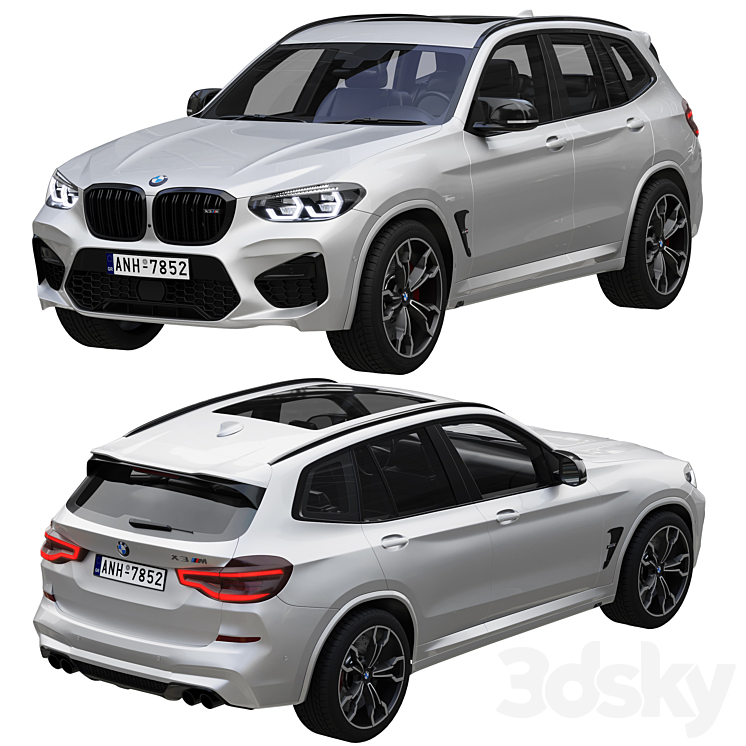 BMW X3 M 3DS Max - thumbnail 2