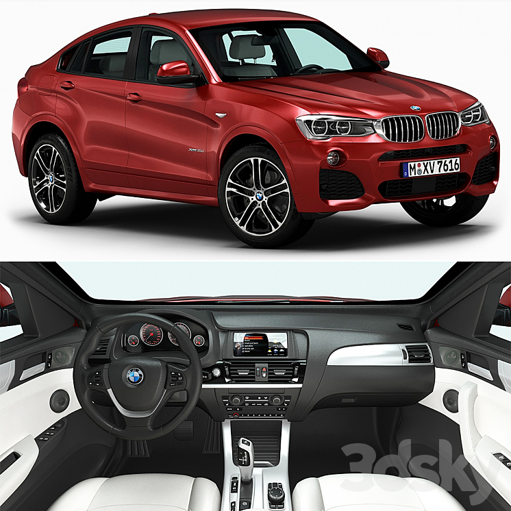 BMW X4 3DS Max - thumbnail 1