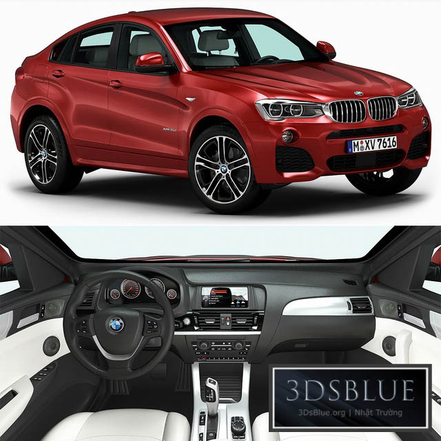 BMW X4 3DS Max - thumbnail 3