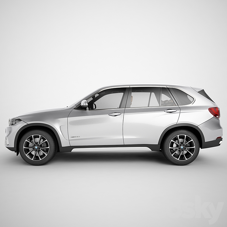 BMW X5 2015 xDrive30d 3DS Max - thumbnail 2