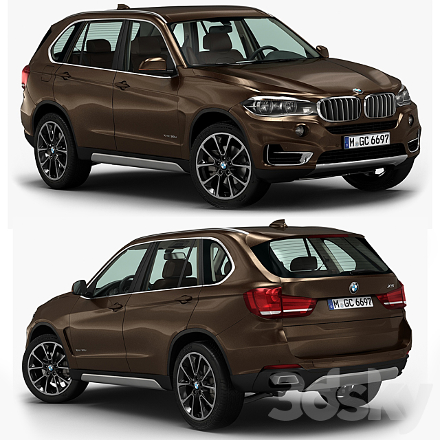 BMW X5 3DSMax File - thumbnail 1