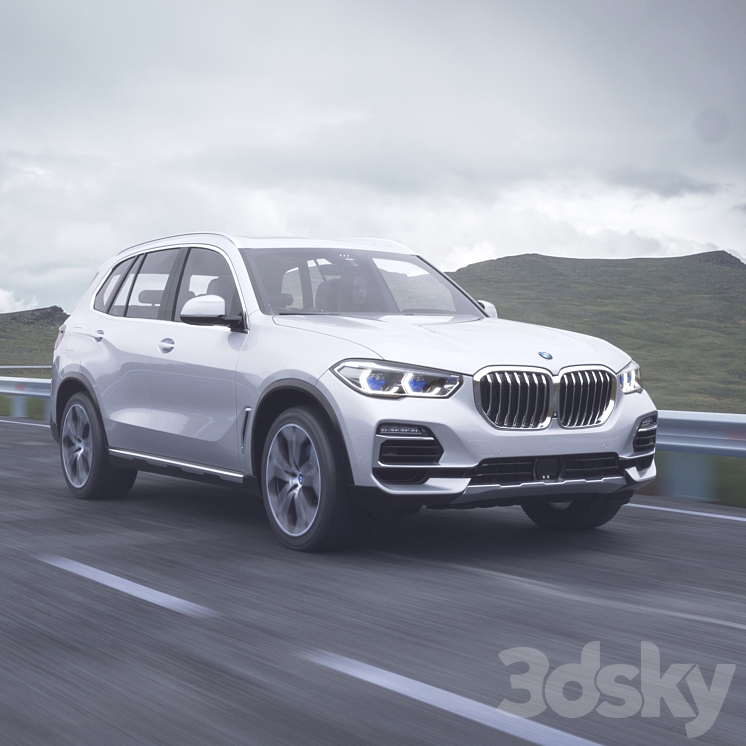 Bmw X5 (g05) 3DS Max - thumbnail 2