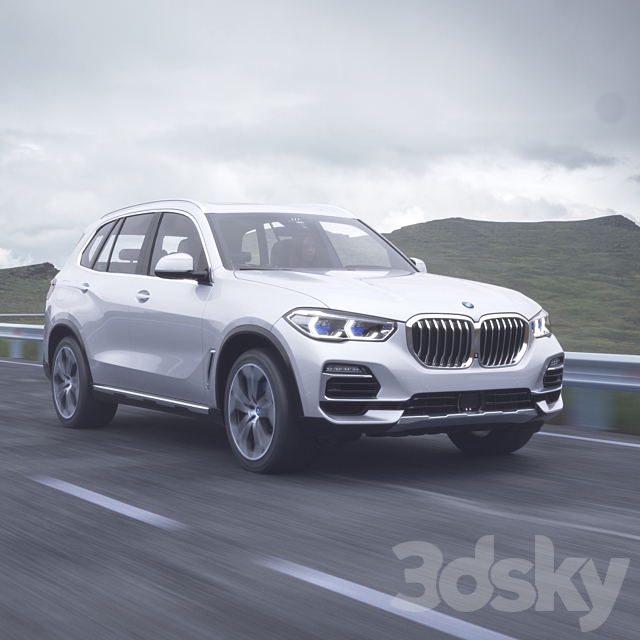 Bmw X5 (g05) 3DSMax File - thumbnail 2