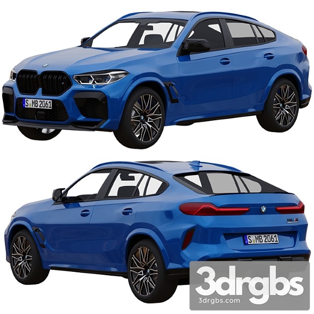 Bmw X6 M Competition 3dsmax Download - thumbnail 1