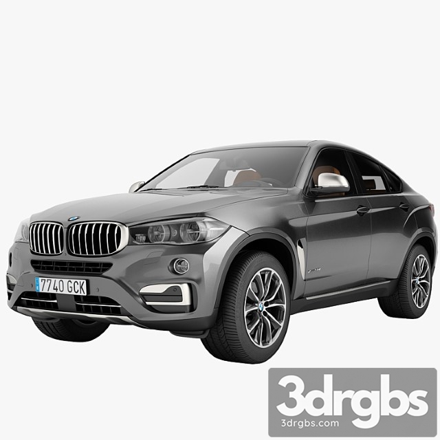 Bmw x6 xdrive50i 3dsmax Download - thumbnail 1