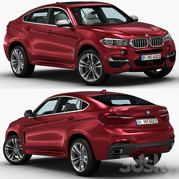 BMW X6M 3DS Max - thumbnail 1