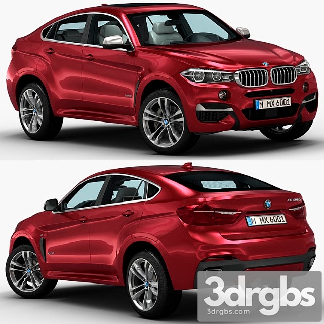 Bmw x6m 3dsmax Download - thumbnail 1