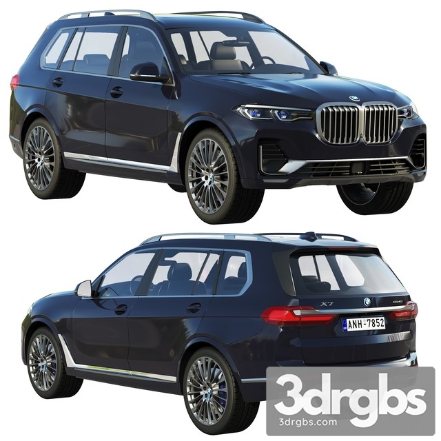 Bmw X7 3dsmax Download - thumbnail 1