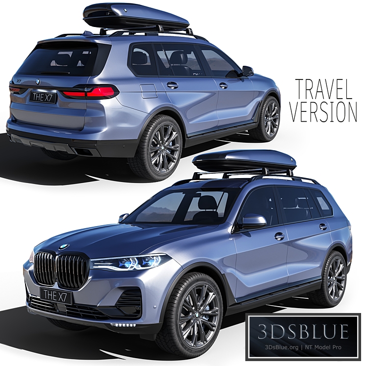 BMW X7 Travel 3DS Max - thumbnail 3