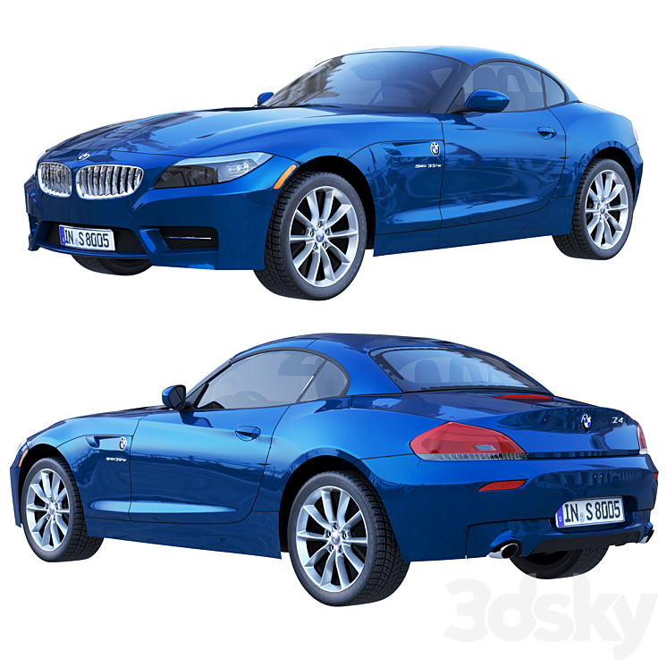 BMW Z4 e89 3DS Max - thumbnail 1