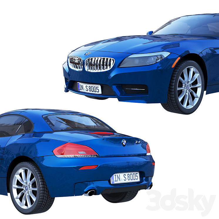 BMW Z4 e89 3DS Max - thumbnail 2