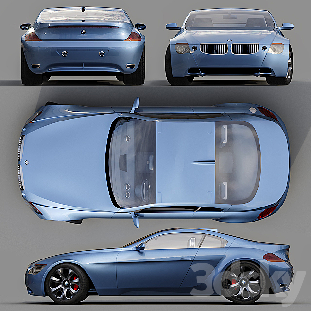 BMW Z9 GT Concept 3DS Max Model - thumbnail 2