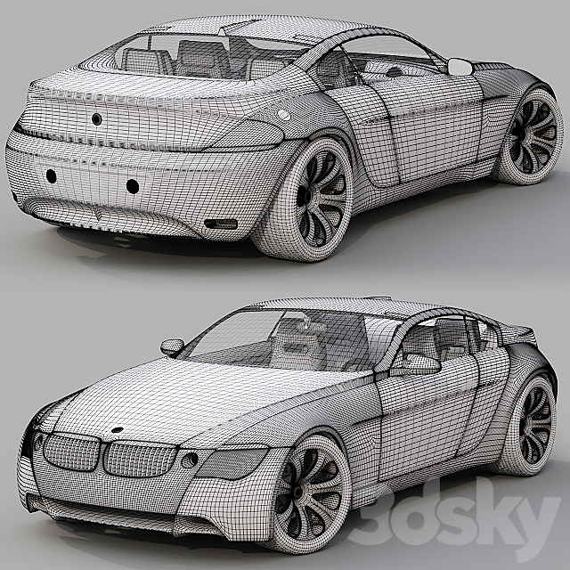 BMW Z9 GT Concept 3DS Max Model - thumbnail 3