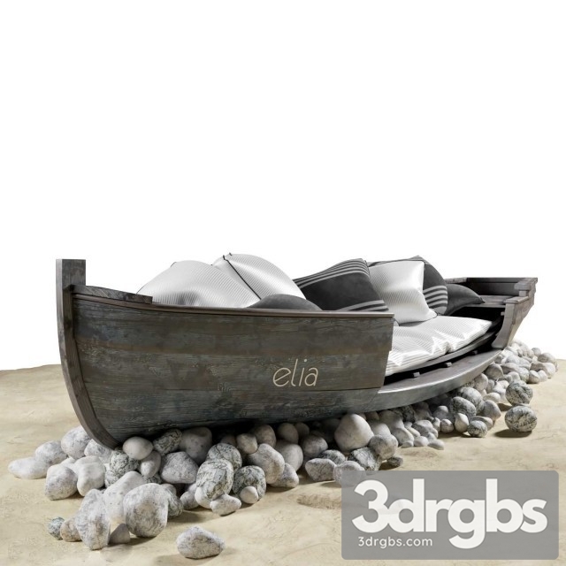 Boat for beach holidays 3dsmax Download - thumbnail 1