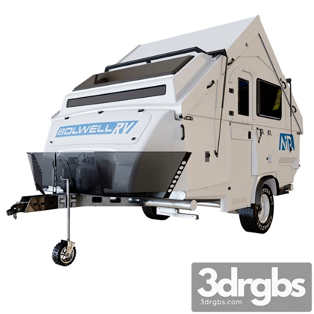 Bolwell air compact caravan camper trailer 3dsmax Download - thumbnail 1