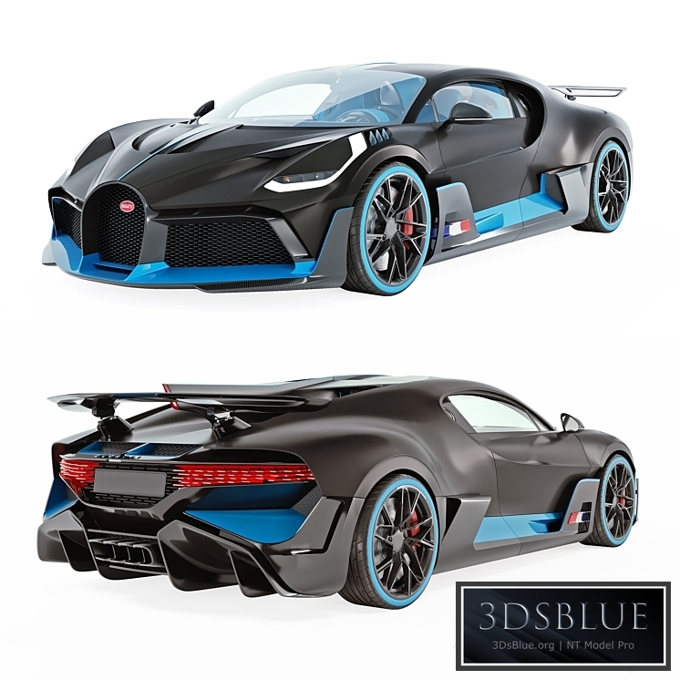 Bugatti Divo 3DS Max - thumbnail 3