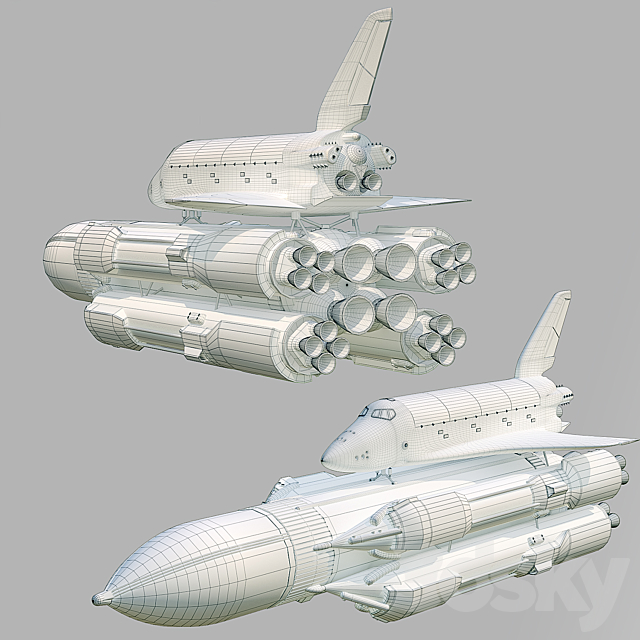 Buran and Energy 3DSMax File - thumbnail 3