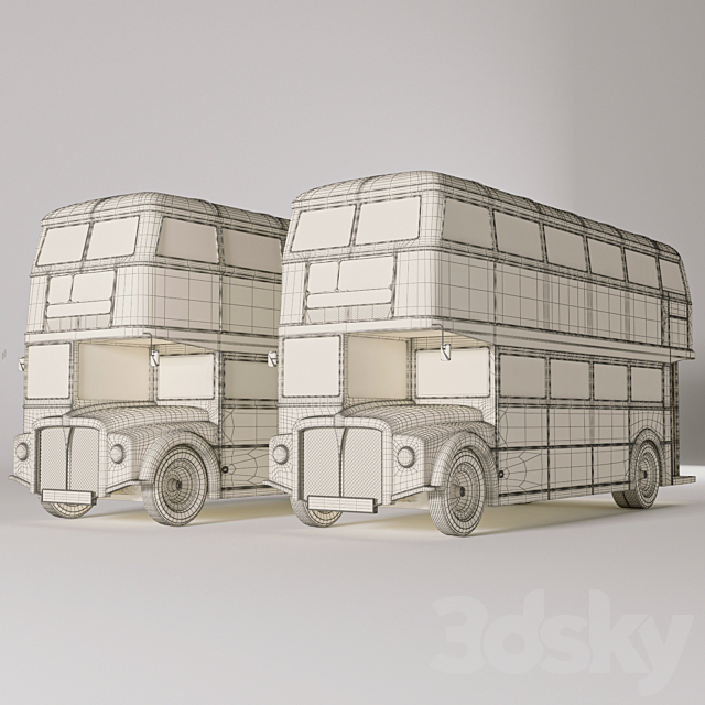 bus_routemaster 3DS Max Model - thumbnail 2