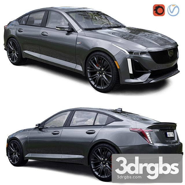 Cadillac Ct5 3dsmax Download - thumbnail 1