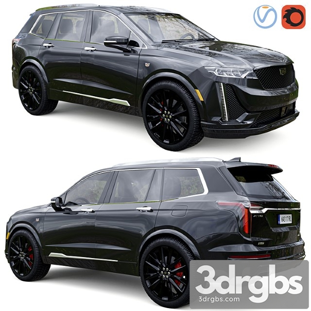 Cadillac XT6 3dsmax Download - thumbnail 1