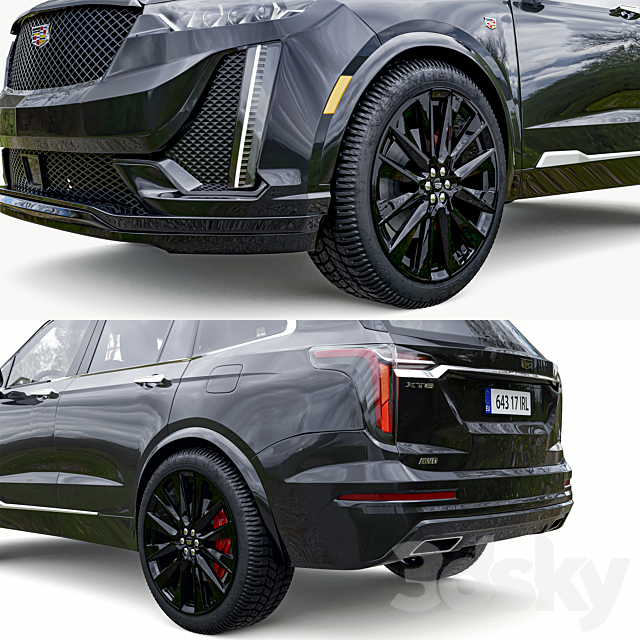 Cadillac XT6 3DSMax File - thumbnail 6