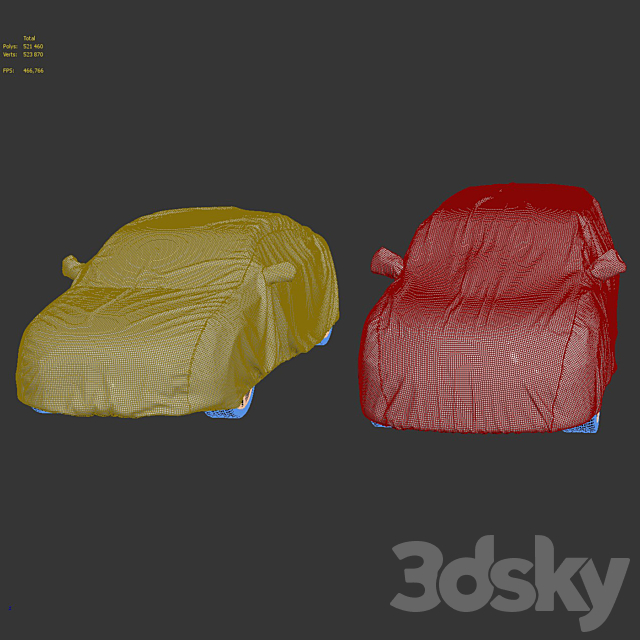 car awning 3DS Max Model - thumbnail 6