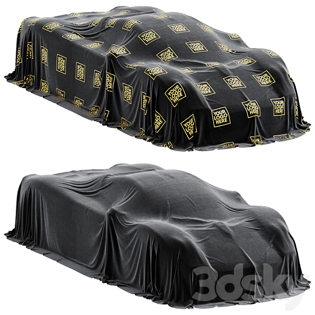 car cover hypercar 3ds Max - thumbnail 1