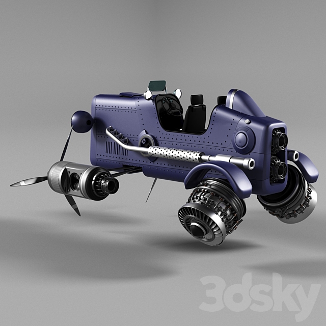 CAR Dragonfly 3DSMax File - thumbnail 3