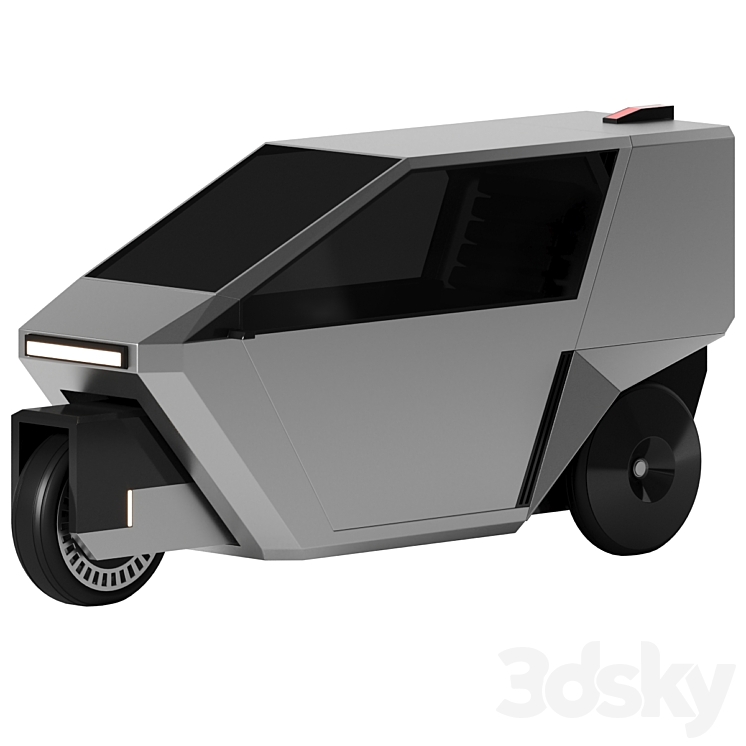 Cargo MOTO concept 3DS Max Model - thumbnail 1