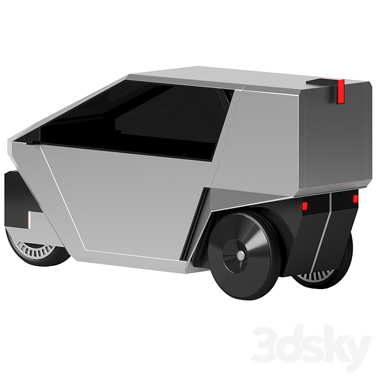 Cargo MOTO concept 3DS Max Model - thumbnail 2