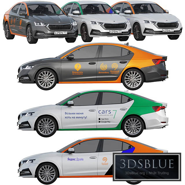 Carsharing Skoda Octavia 3DS Max - thumbnail 3