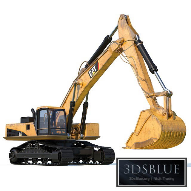 CAT Excavator 3DS Max - thumbnail 3