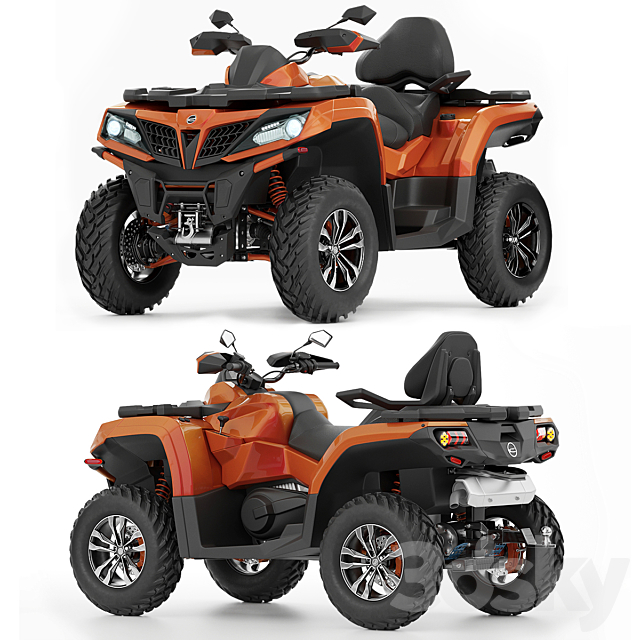 CFMOTO CFORCE 1000 3DS Max Model - thumbnail 1