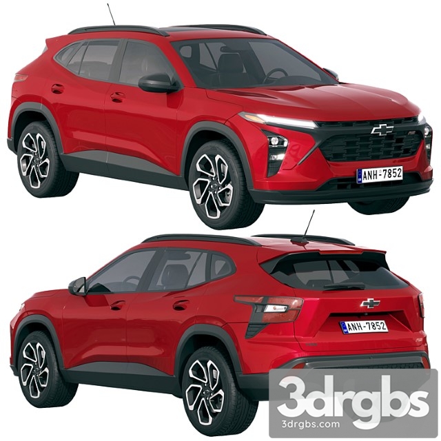 Chevrolet Trax Rs 2024 3dsmax Download - thumbnail 1