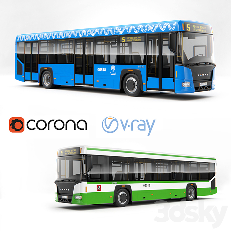 City Bus 3DS Max - thumbnail 1