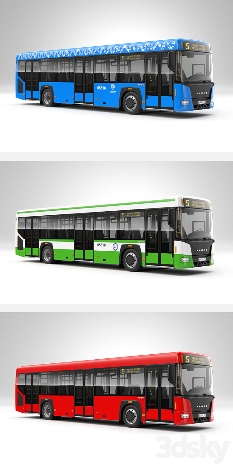 City Bus 3DS Max - thumbnail 2