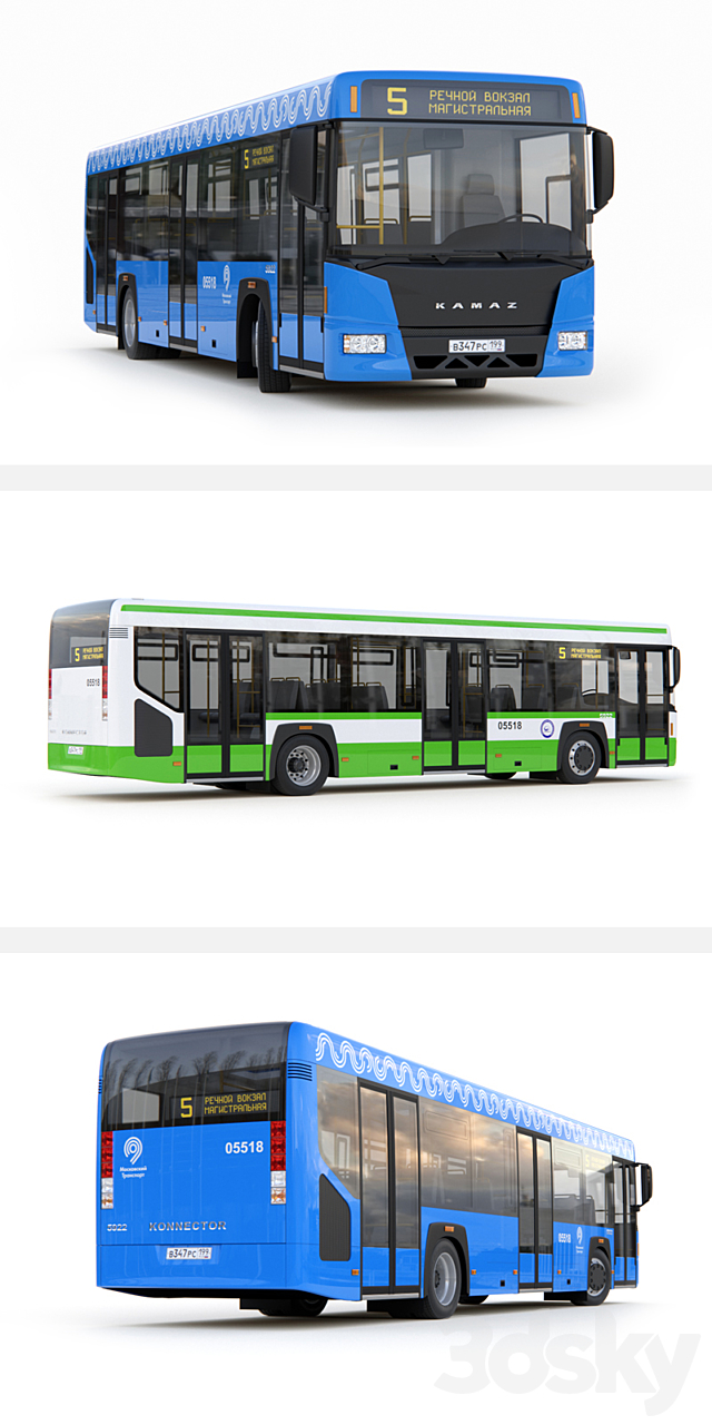 City Bus 3DSMax File - thumbnail 3