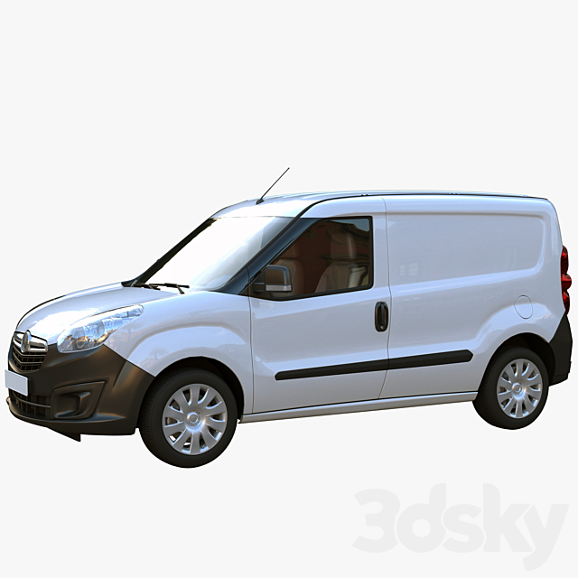 commercial van 3DS Max Model - thumbnail 2