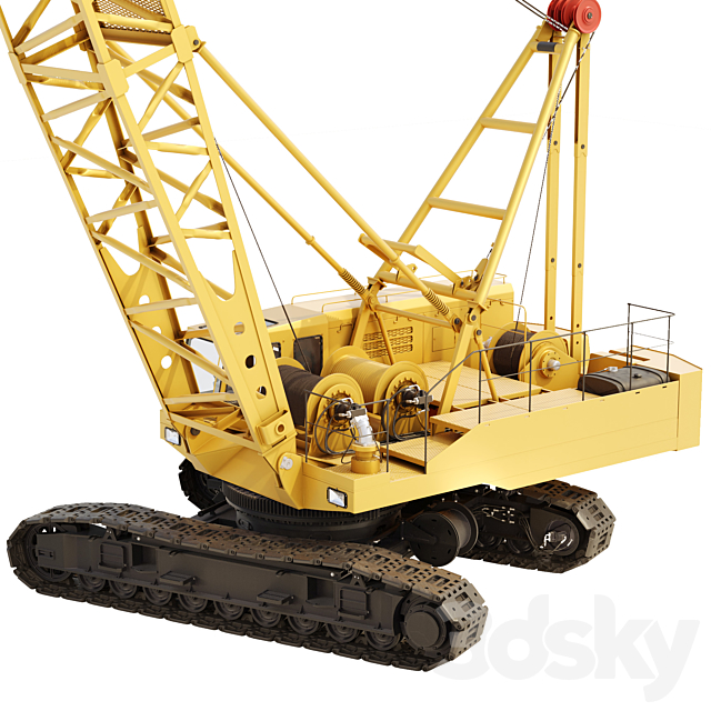 Crawler crane DEK-361 3DSMax File - thumbnail 3