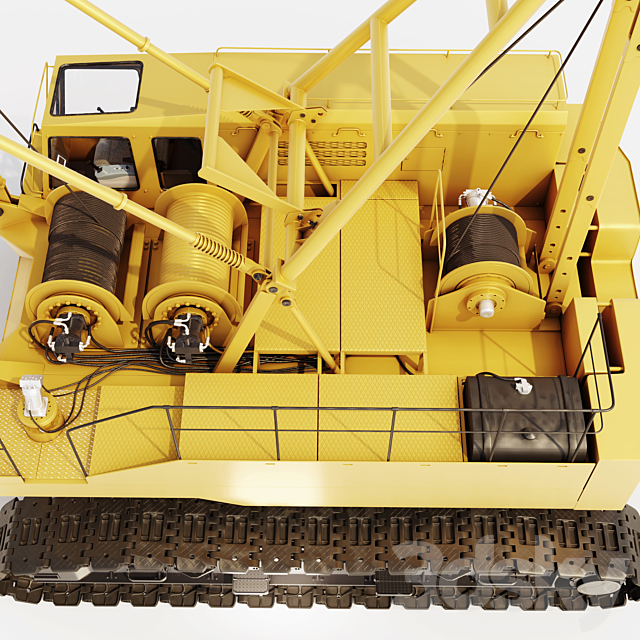 Crawler crane DEK-361 3DSMax File - thumbnail 5