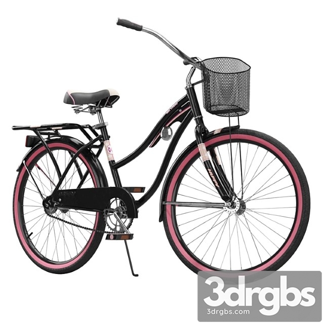 Cruiser bike with basket 3dsmax Download - thumbnail 1