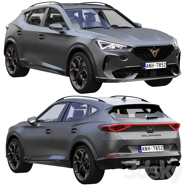 Cupra Formentor 2021 3DS Max - thumbnail 1